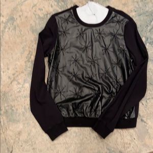 Raoul Leather front sweatshirt